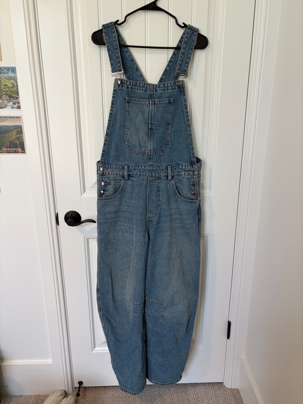 Women’s Barrel Leg Overalls